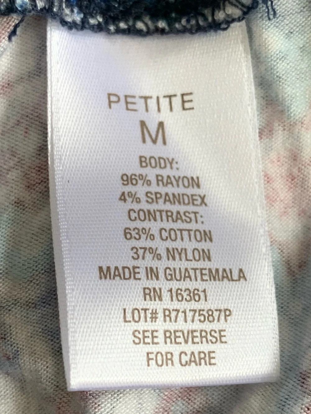Dress Barn rayon spandex
